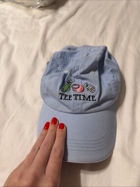 VINTAGE Tee Time Embroidered Hat
